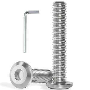 lot 246 image: VGBUY M8-1.25x50mm 15 Pcs Flat Head Hex Socket Cap Screws, 304 SS