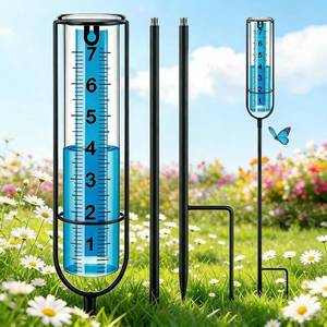 lot 265 image: Rain Gauge 7 Freeze-Proof Outdoor with Stake, Large Numbers