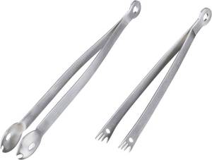 lot 268 image: Prepworks by Progressive Vegetable Tongs, Stainless Steel Set of 2