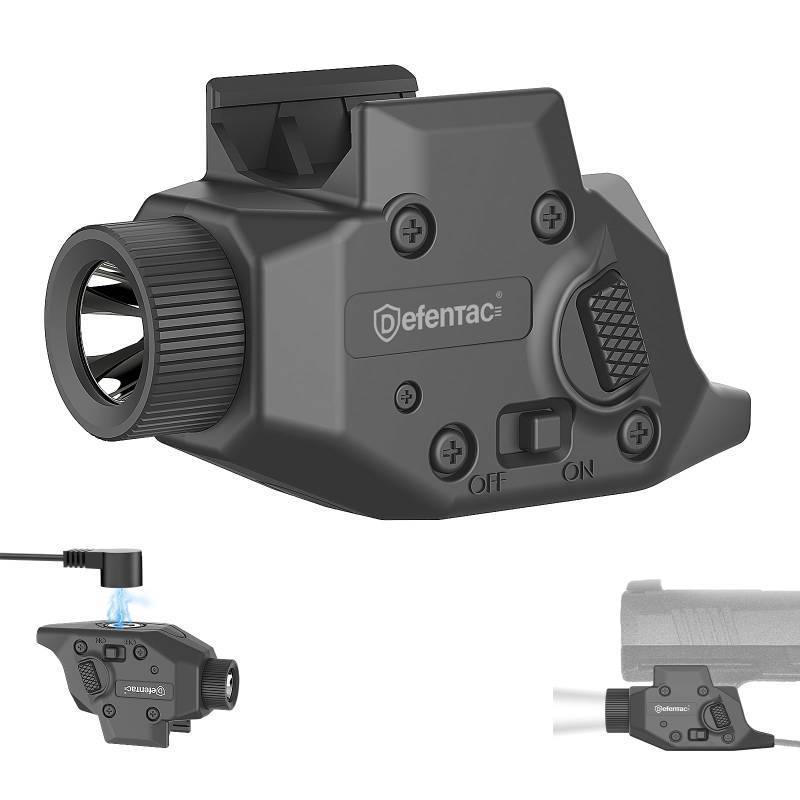 lot 42251 image: DEFENTAC 500 Lumens Pistol Light is Exclusive Compatible with P365 XXL (Not for Macro), Momentary and Strobe - Retail $40