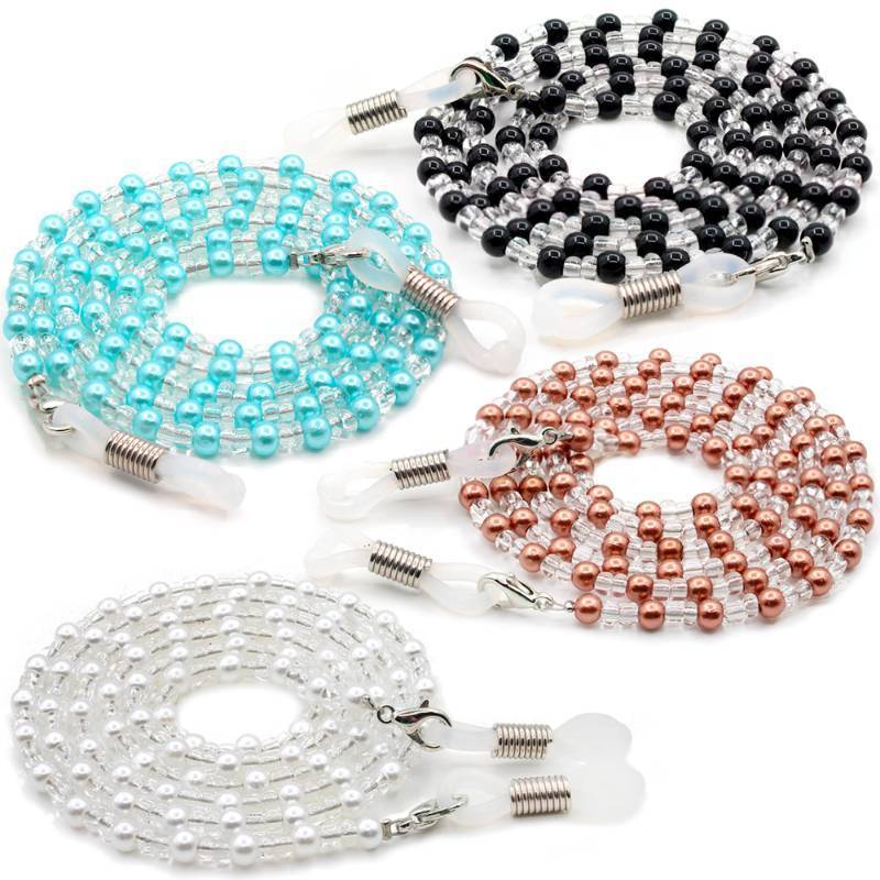 lot 42309 image: SIGONNA Eyeglasses Holder Strap Cord - PREMIUM ECO LEATHER Eyeglasses String Holder Chain Necklace - Glasses Cord Lanyard - Eyeglass Retainer