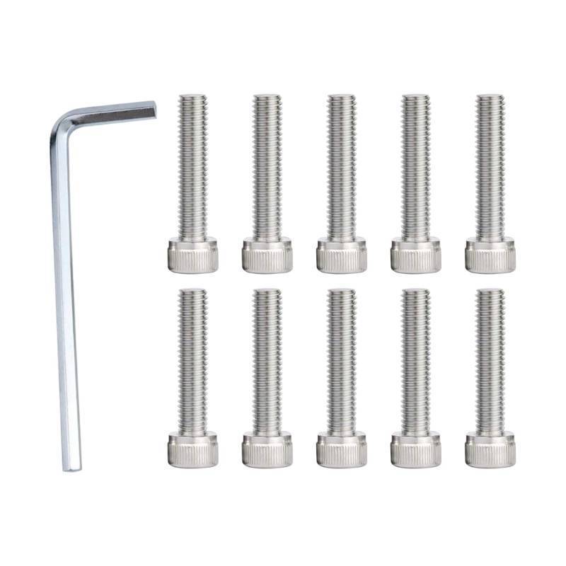 lot 30101 image: 10-Pack Fuel Wheel Center Cap Screws with Adapter Tool for 1001-63-B, 1001-63B, 1001-63GB