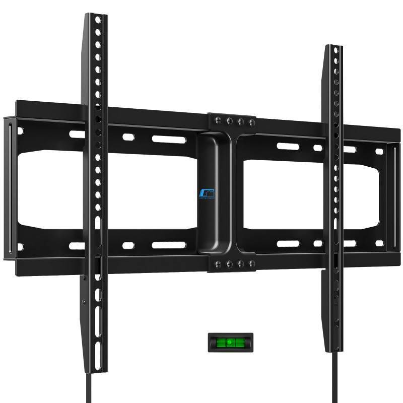 lot 32820 image: HOME VISION Heavy Duty Fixed TV Wall Mount for Most 32-86 Inch Flat TVs, Max VESA 600X400mm up to 165lbs Fits 161824 Inch Wood Studs, Universal Low Profile Wall Mount TV Bracket, Space Saving HV8601 - Retail $30