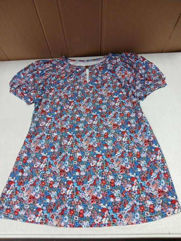 lot 27595 image: Womens Floral Tunic Blouse XL