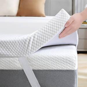 lot 23084 image: SINWEEK 2 Inch Gel Memory Foam Mattress Topper Twin Size, Ventilated High Density Pad for Back Pain, Bed Topper with Removable Soft Cover, CertiPUR-US Certified - Retail $40