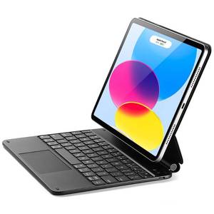 lot 24312 image: ESR iPad 11th(A16, 2025)10th Gen Case with Keyboard, Magic Keyboard Case with Backlit Keys, Easy-Set Floating Cantilever Stand, Precision Multi-Touch Trackpad, Black - Retail $76