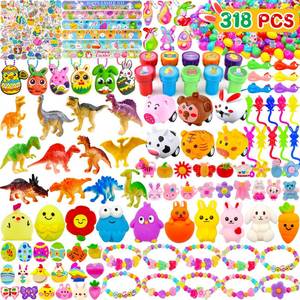 lot 24348 image: bider 318 pcs Easter Eggs with Toys inside Bulk filled Easter Basket Stuffers Egg Hunt Easter Party Favors for Kids Toddlers Boys Girls 100 pack