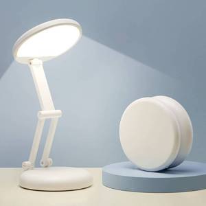 lot 24378 image: One Fire Cordless Desk Lamp,Dimmable Small Battery Powered Lights,3600mAh Rechargeable Wireless Table Lamp,Mini Lamp&Portable Light for Bed,Book Reading,Home for Small Spaces,Nail Light,Craft,Office - Retail $19