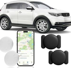 lot 30459 image: Hongtop H GPS Tracker for Vehicles, 2PCS Mini Hidden Vehicles Tracker with Magnetic Case, Work with Find My (iOS Only), No Monthly Fee, No Subscription (Black) - Retail $31
