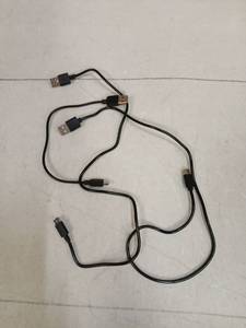 lot 30793 image: C to USB Charging Cords 3pk Variety of Sizes