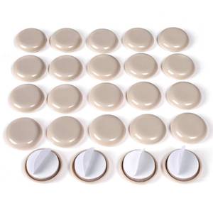 lot 30800 image: 20 PCS Self-Stick Furniture Sliders,1 Inch Furniture Glides for Carpet,Furniture Moving Pads for Furniture-Adhesive Carpet Sliders - Retail $8