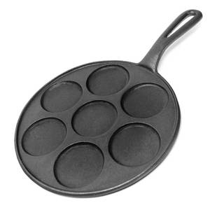 lot 30812 image: Norpro Cast Iron Plett Pan - Retail $37