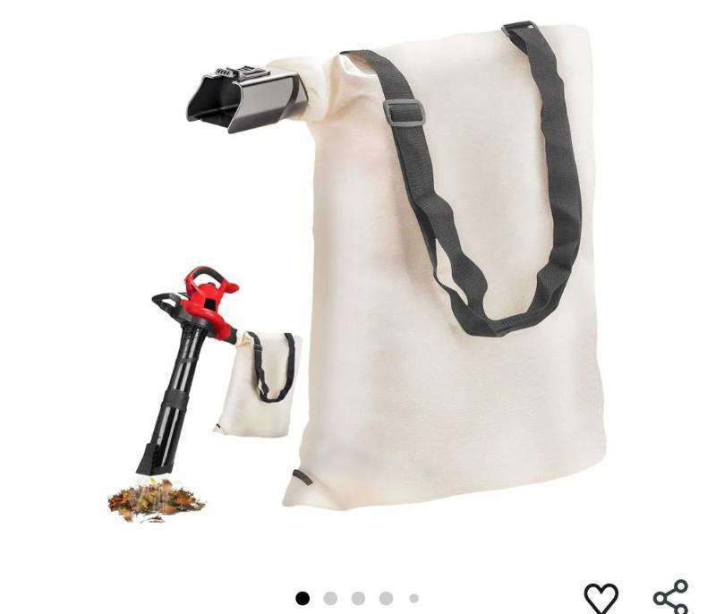 lot 57092 image: 127-7040 Leaf Blower Bag - by Huthbrother, Compatible with Toro 137-2336 108-8994. Fits Model 51436 51563 51581 51594 51599 51609 51619 51621 - Retail $12