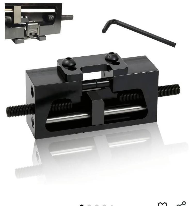 lot 57099 image: Universal Sight Pusher Tool for Handgun, Compatible with Glocks, 1911s and Others, for Precise Front and Rear Sight Adjustment with Disassembly Tool Kit - Retail $25