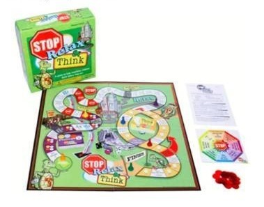 lot 57141 image: Stop, Relax & Think A Game to Help Impulsive Children Think Before They Act - Retail $50