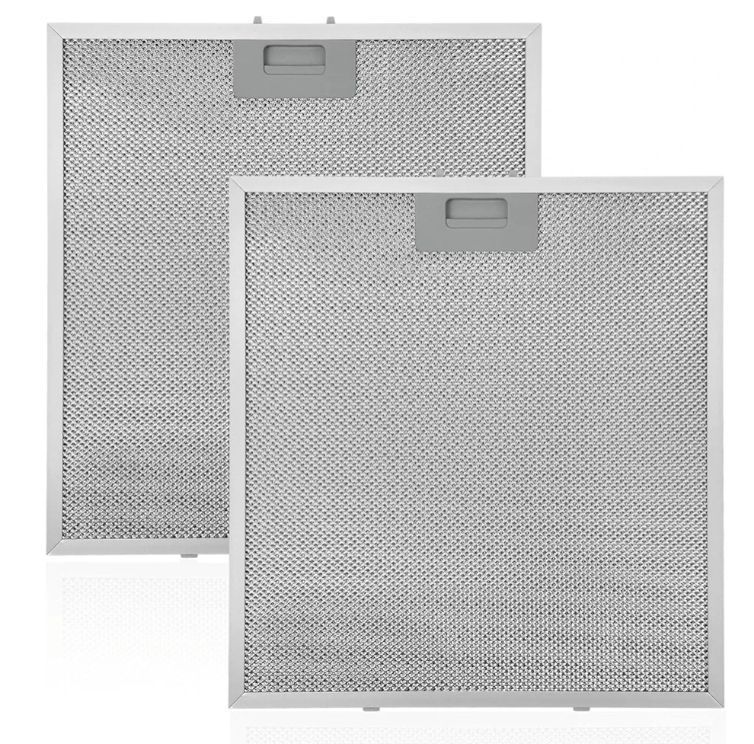lot 57205 image: Range Hood Filter 14-38 x 13-12 Compatible with Vissani 30-inch Pyramid or Wall Mount Range Hood, 5-Layer Aluminum Mesh Vent Filter (2 Pack) - Retail $29