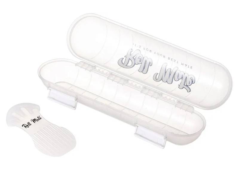 lot 36835 image: Dog Food Roll Storage Container - Small (2lb1kg) With Cutterslicer Paw - Retail $15