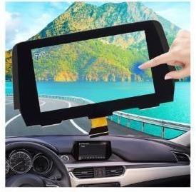 lot 36844 image: Touch Screen Digitizer Replacement for GRT7611J0 50-Pin 2017 2018 2019 Mazda 6 Radio Screen, Anti-Glare Glass Touchscreen No Whitening or Fogging fit Mazda 6 Display OEM Navigation System - Retail $129