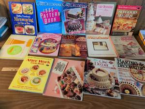 lot 103 image: Cake Decorating and Cooking Cookbook Collection