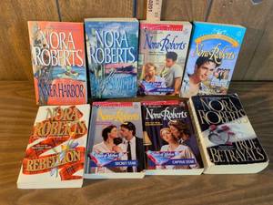 lot 129 image: Nora Roberts Romance Novel Collection - 8 Books