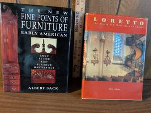 lot 132 image: Fine Points of Furniture and Loretto Chapel Book Set
