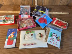 lot 151 image: Christmas  Holiday Cards Set