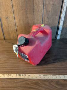 lot 155 image: Blitz 2 Gallon Plastic Gas Can with Spout