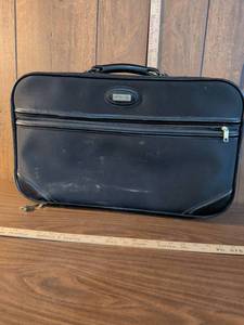 lot 187 image: Jaguar Blue Soft-Sided Travel Suitcase