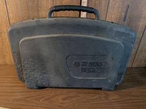 lot 191 image: Black & Decker 14.4V Cordless Drill Tool Set with Case