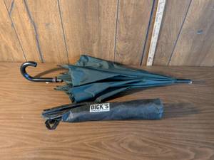 lot 203 image: Dicks Sporting Goods Umbrella with Carrying Case
