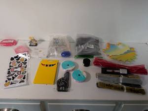 lot 235 image: Mixed Craft Supplies and Scrapbooking Materials Lot