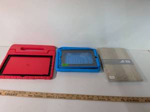 lot 238 image: iPad Protective Cases and MacBook Air 13 Inch Wood Grain Case Cover