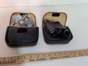 lot 275 image: Sport Glass 4x30mm Compact Binoculars with Carrying Case and Accessories