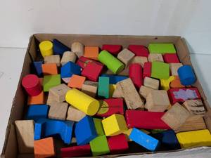 lot 287 image: Wooden Building Blocks
