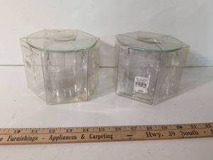 lot 301 image: Pottery Barn Crystal Hanging