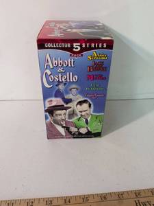 lot 305 image: Abbott & Costello Collector Series 5 Pack VHS Set