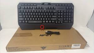lot 109 image: NPET Wireless Gaming Keyboard with USB Cable&nbsp