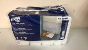lot 151 image: Tork PeakServe Continuous Hand Towel Dispenser System H5 White&nbsp