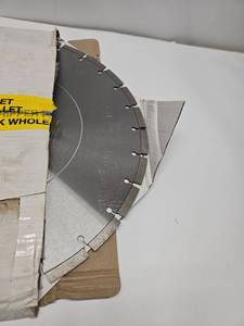 lot 217 image: Diamond Circular Saw Blade for Concrete and Masonry