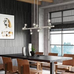 lot 59266 image: Livex Lighting - Bannister - 8 Light Large Linear Chandelier In Modern