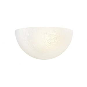 lot 59268 image: 581-WH Millennium Lighting Luneer - 1 Light Glass Wall Sconce-5 Inch Tall and 10 Inch Wide
