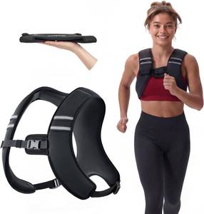 lot 121457 image: ZELUS Weighted Vest, Washable Z-Fit Soft Iron Weighted Vest for Women and Men, 51015 lb Weight Vest with Reflective Strips & Adjustable Straps, Ultra Thin Weight Vest for Gym Strength Training