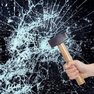 lot 121464 image: Retails for $110 4 Mil Clear Security and Safety Window Film Shatterproof Film for Glass Windows Anti Shatter Tempered Glass Cover Clings Film for Home and Office
