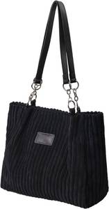 lot 321365 image: Ulisty Women Corduroy Tote Bag - Casual Shoulder Bag for Daily Shopping & Fashion