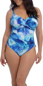 lot 321379 image: Fantasie Womens Saunton Sands Underwire Twist Front Swimsuit with Adjustable Leg