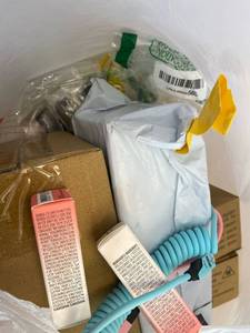lot 421470 image: 15 Item Mystery Bag (misc. makeup, phone accessories, electronics, toys, stuffed animals, keychains, household items, etc.)