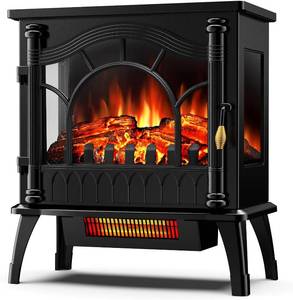 lot 311407 image: Retails for $140 ZAFRO 23 inch Freestanding Electric Fireplace Stove  Thermostat Control, Low Noise, 5100 BTU, Overheat Protection, for Indoor Use