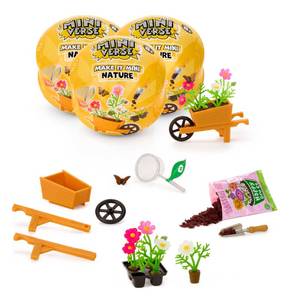 lot 24403 image: MGAs Miniverse - Make It Mini Nature Series 3 (3 Pack) Mini Collectibles, Mystery Blind Packaging, DIY, Crafts, Replica Plants, Mini Flowers, Botanicals, Novelty, Collectors, 8 - Retail $11
