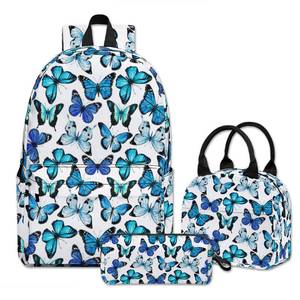lot 24404 image: Okentiso Back to School Baseball Backpack Set 3PCS Old-Fashion Sports Bookbag with Lunch Bag & Pencil Case, High Capacity School Bag for Boys Girls, Stylish Backpack for Class, Gym or Travel (Baseball