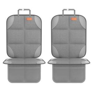 lot 24405 image: SMART ELF Car Seat Protector, 2 Pack Car Seat Cover, Seat Protector Under Baby Car Seat, Seat Covers with Non-Slip Bottom and 2 Mesh Pockets Suitable for Baby and Pet (Pink) - Retail $7